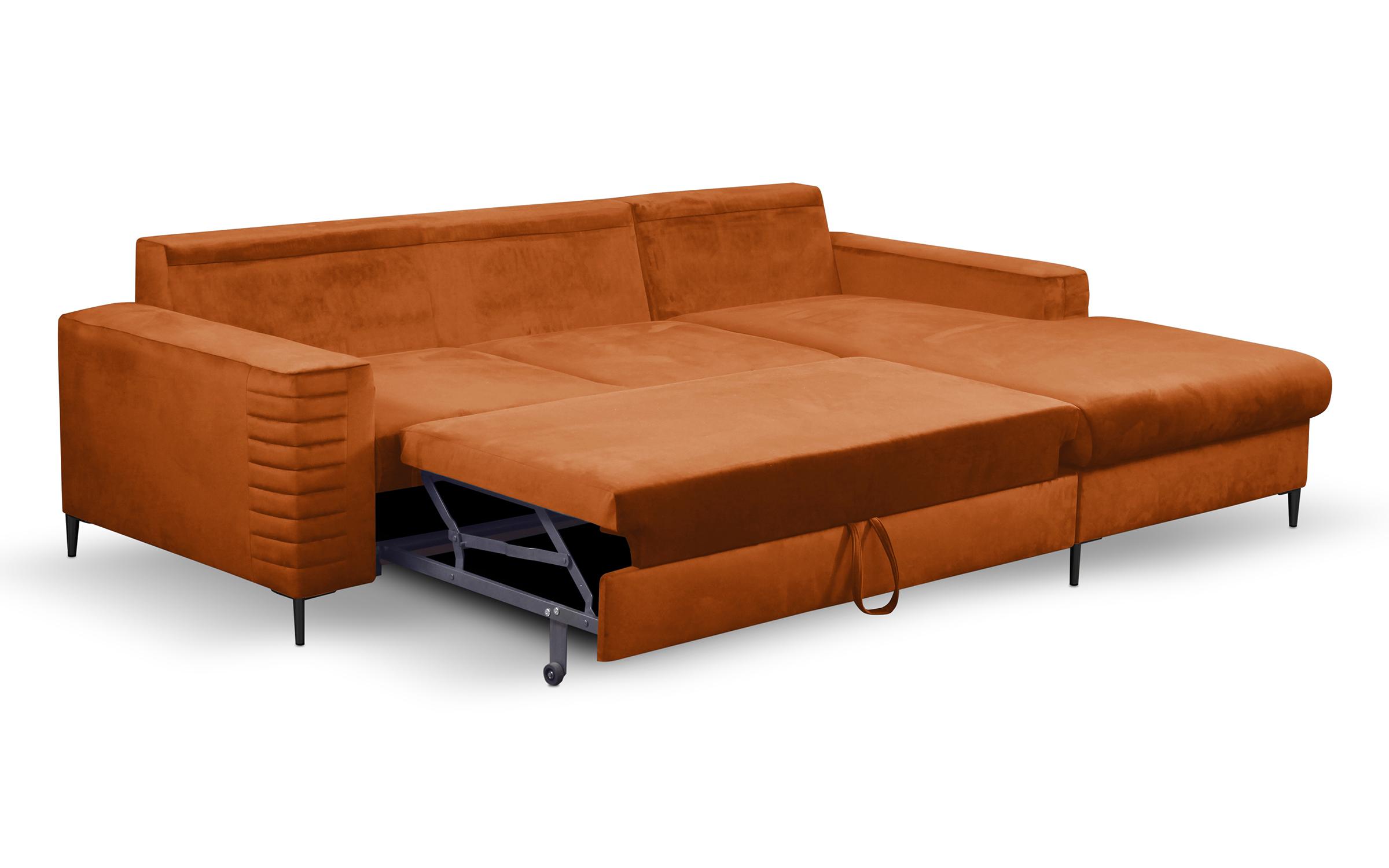Γωνιακός καναπές Bolero, πορτοκαλί  5